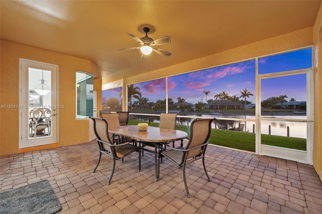 Relax on the Lanai in the Evening