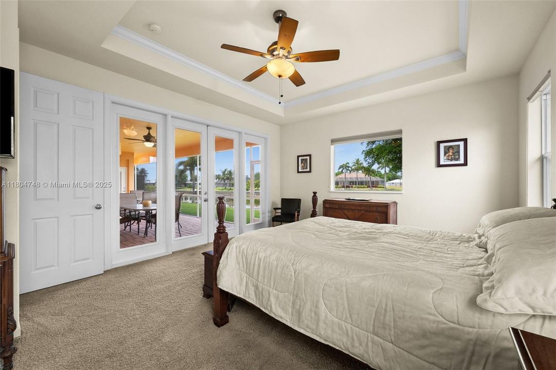 Primary Bedroom opens to the Lanai