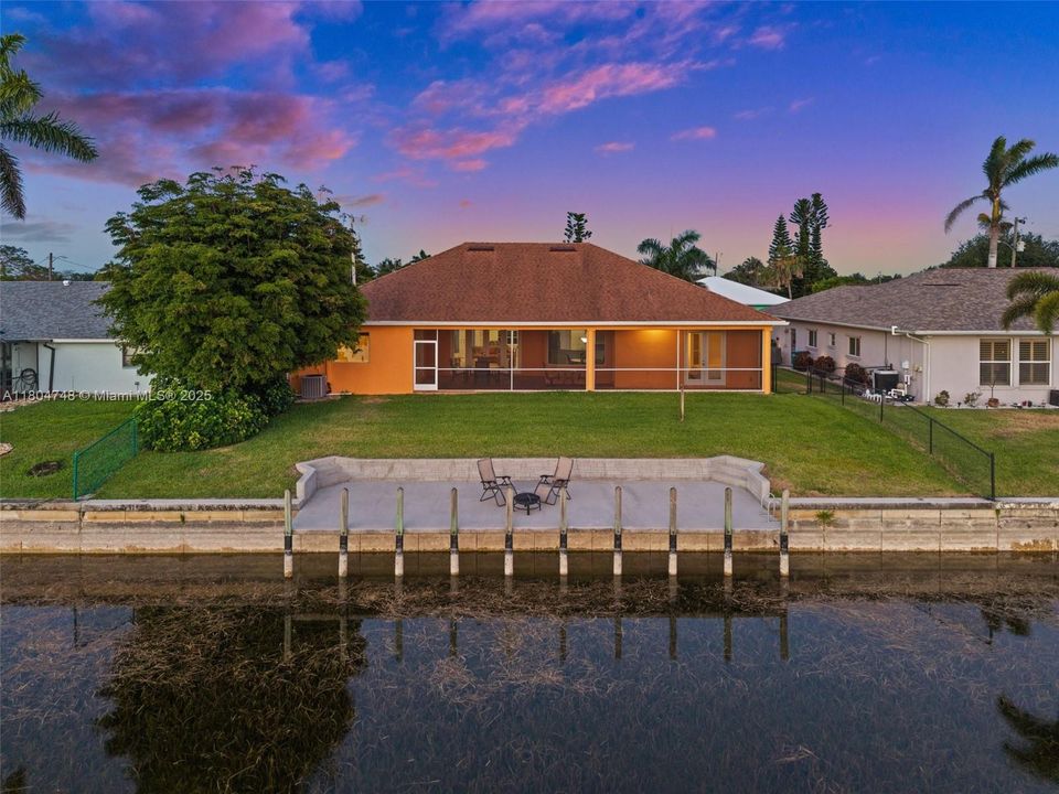Evening View of the Dock