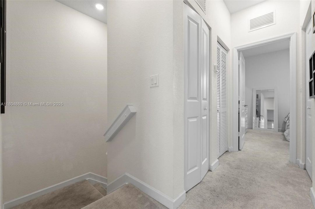 Second floor private area: two bedrooms, each with its own bathroom