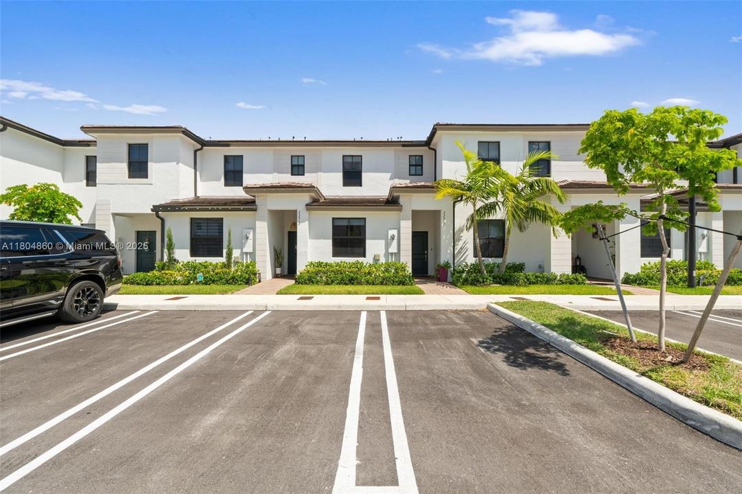 Two assigned parking spaces