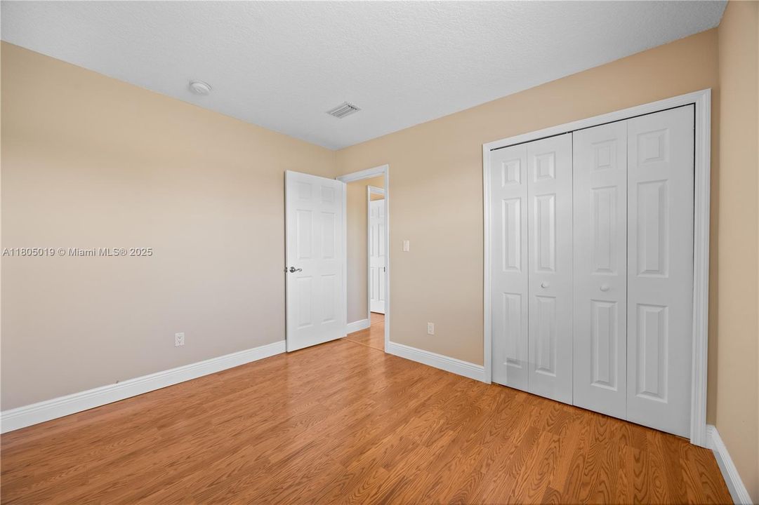 View of the top floor hallway from the Master bedroom.