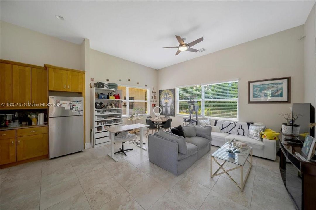 This is the separate guest house. Kitchen and great room