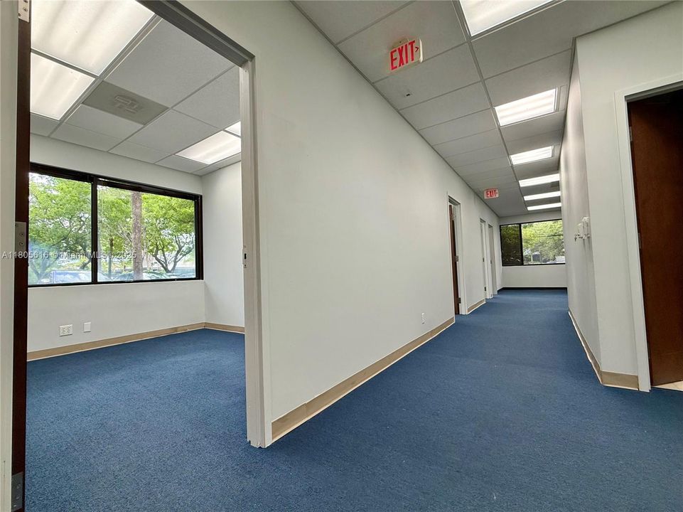 Office and hallway