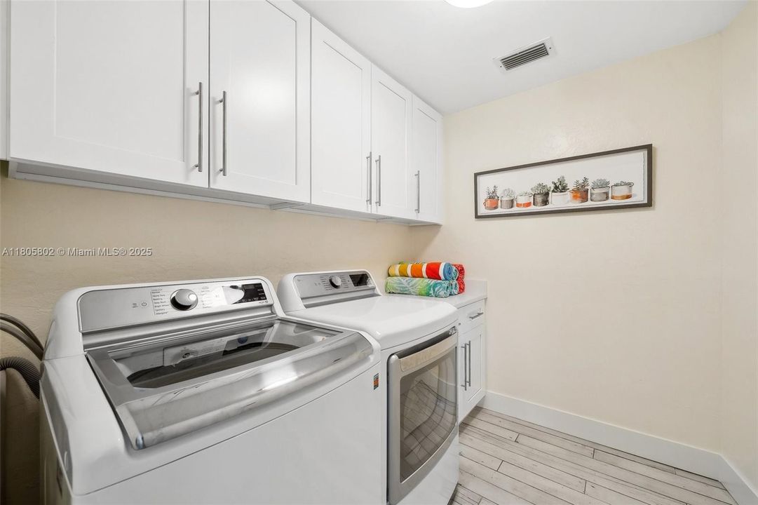 Laundry Room Updated too!