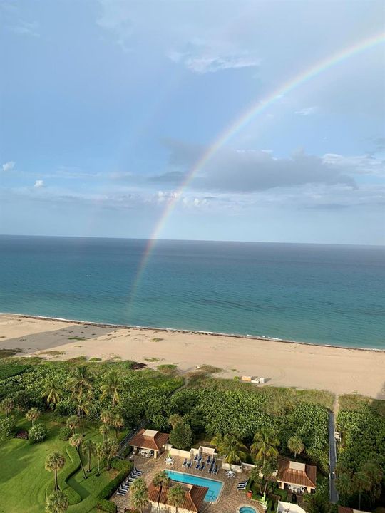 Rainbow over Oceantre Beach