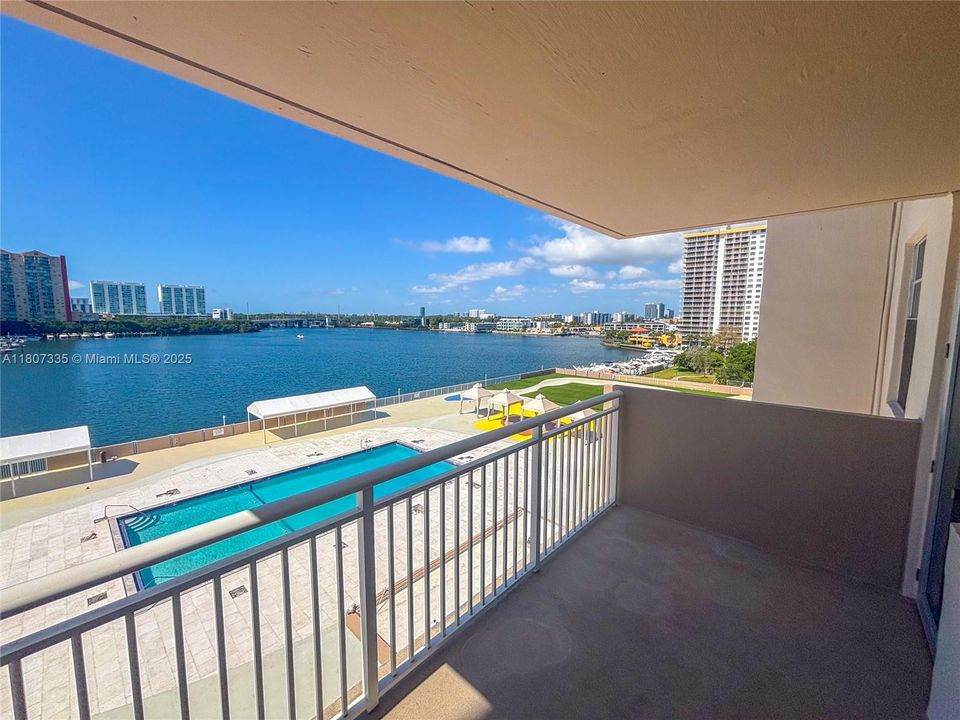 South view from balcony