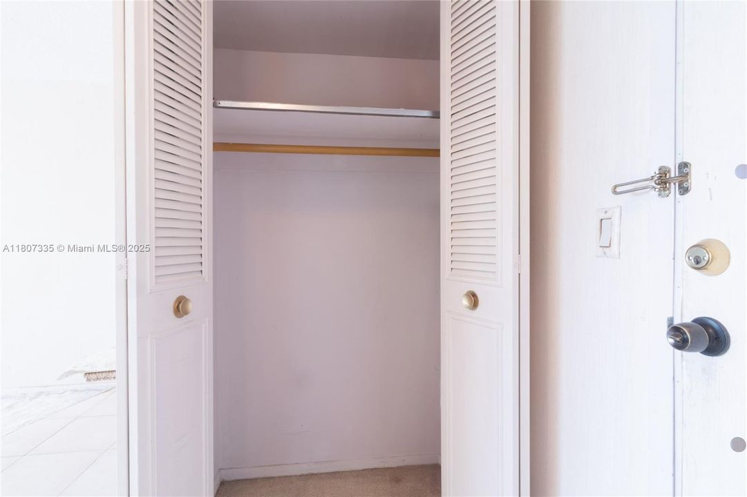 Master bedroom closet
