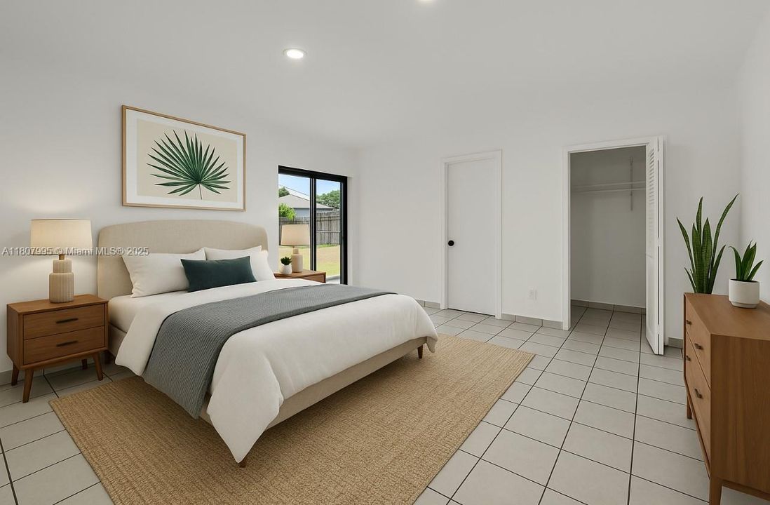 Room virtually staged