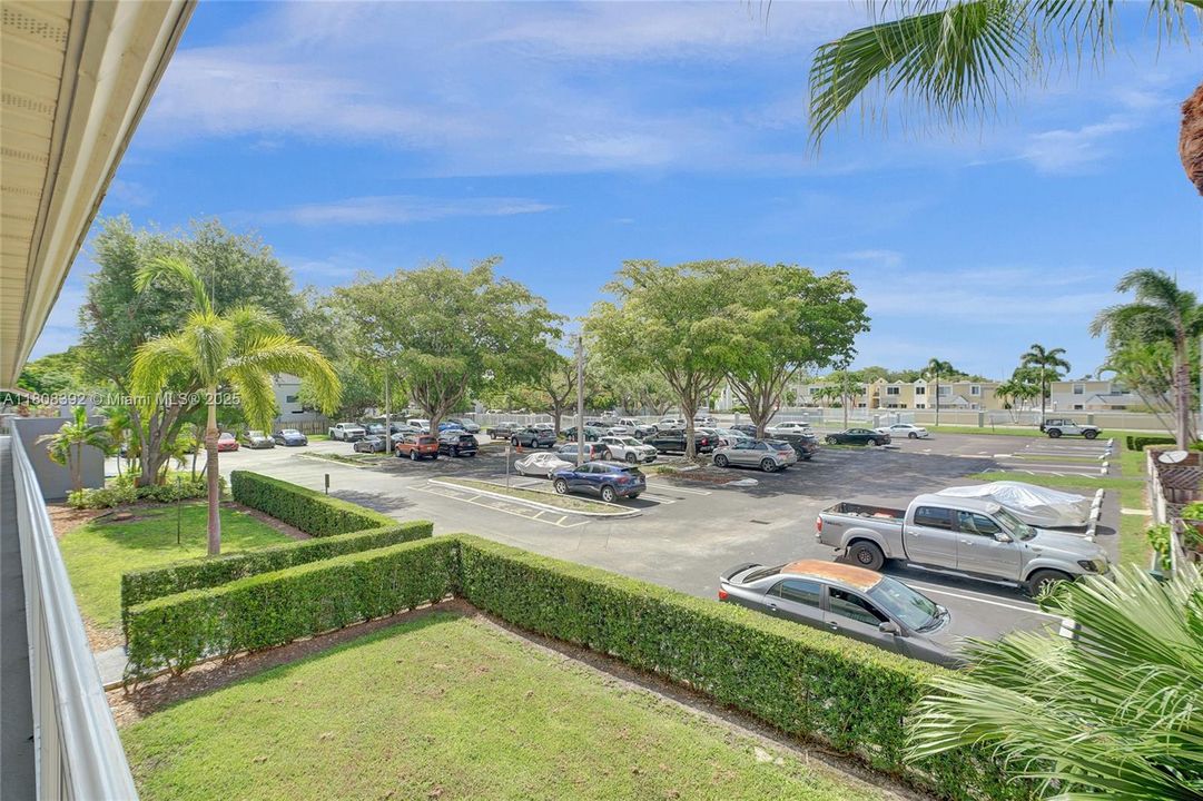 2nd of 2 parking lots as viewed from breezy 2nd floor walkways