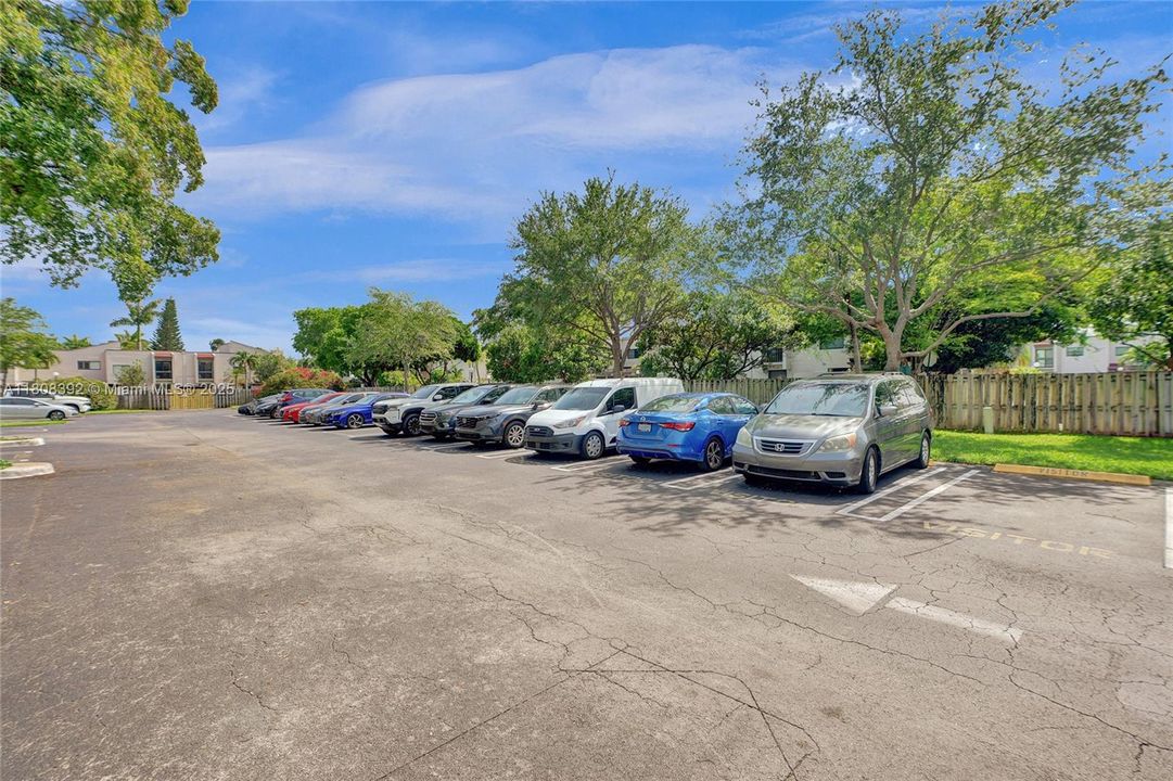 West side of parking lot 2 of 2.  Lots an lots of parking and guest spaces.