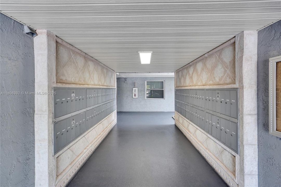 Sunwood mailboxes.  Notice how immaculately maintained this devlopment is.