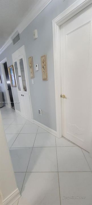 Door to half bathroom