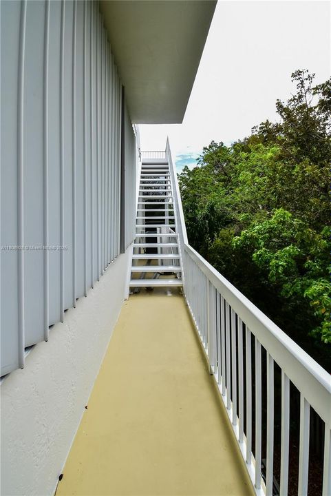 Stairs to Roof top Patio