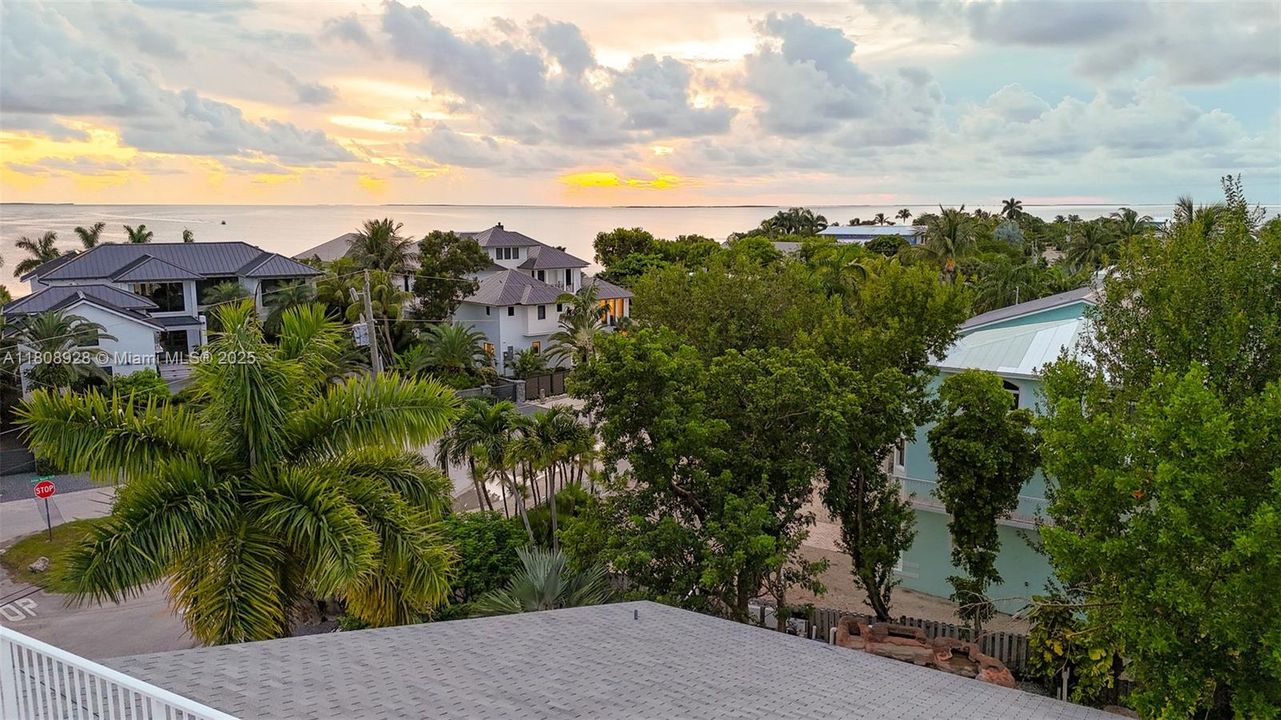 Roof Top Patio with Sunset Views