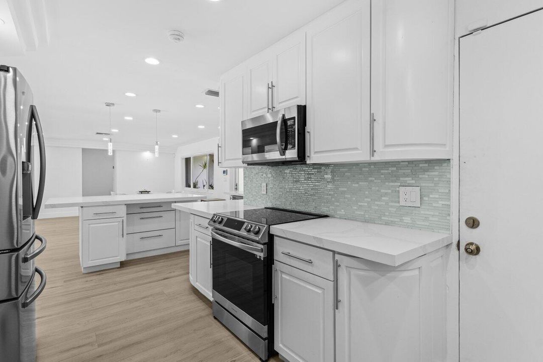 kitchen & garage entry