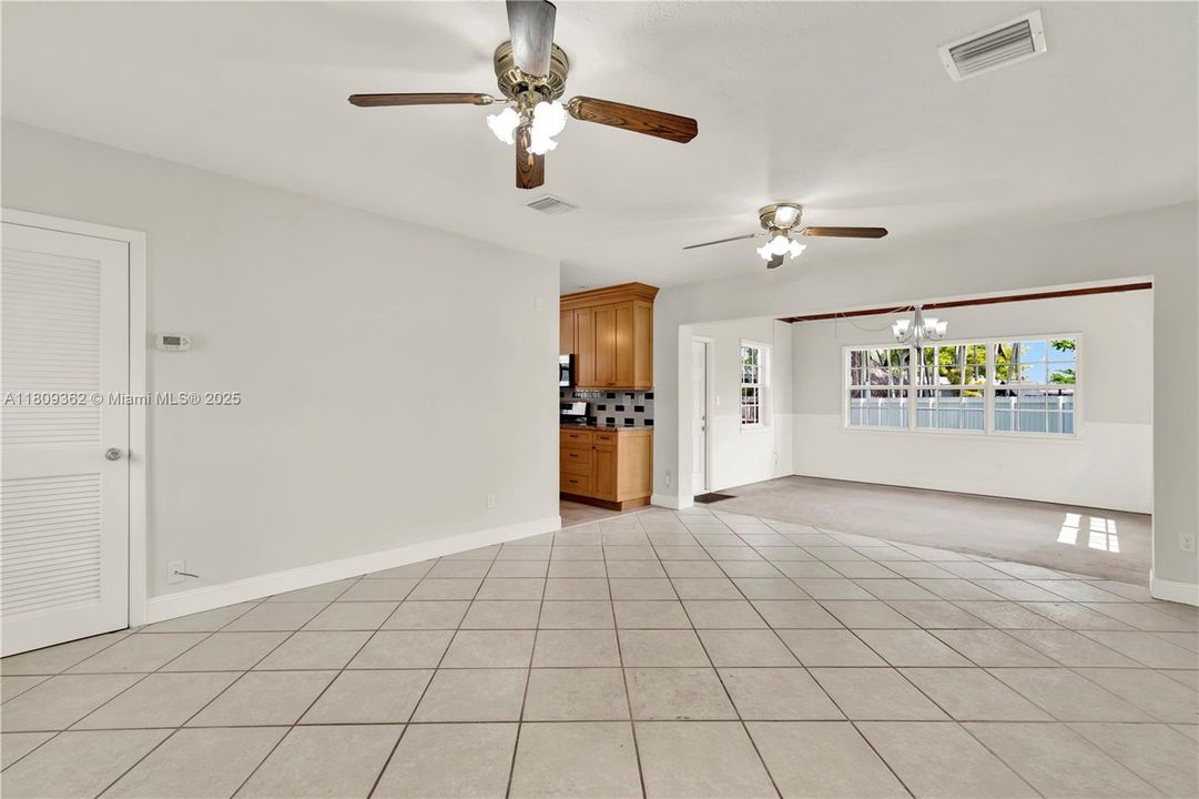13' x 16' family room per county records with impact windows, beautiful tongue & groove Florida Pine ceilings and beadboard decorative trimming along the walls.