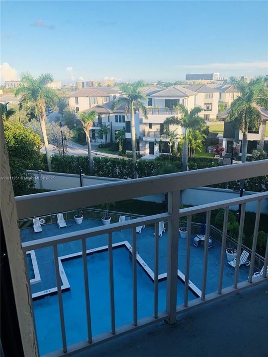 View to Pool from Unit 527