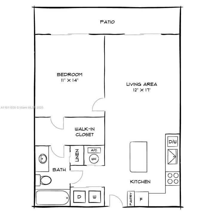 Recently Rented: $2,016 (1 beds, 1 baths, 750 Square Feet)