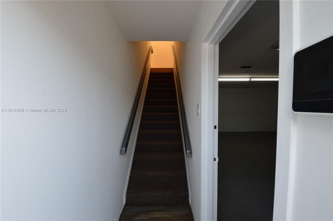 Doorway separating 1st and 2nd Floor leading to stairs