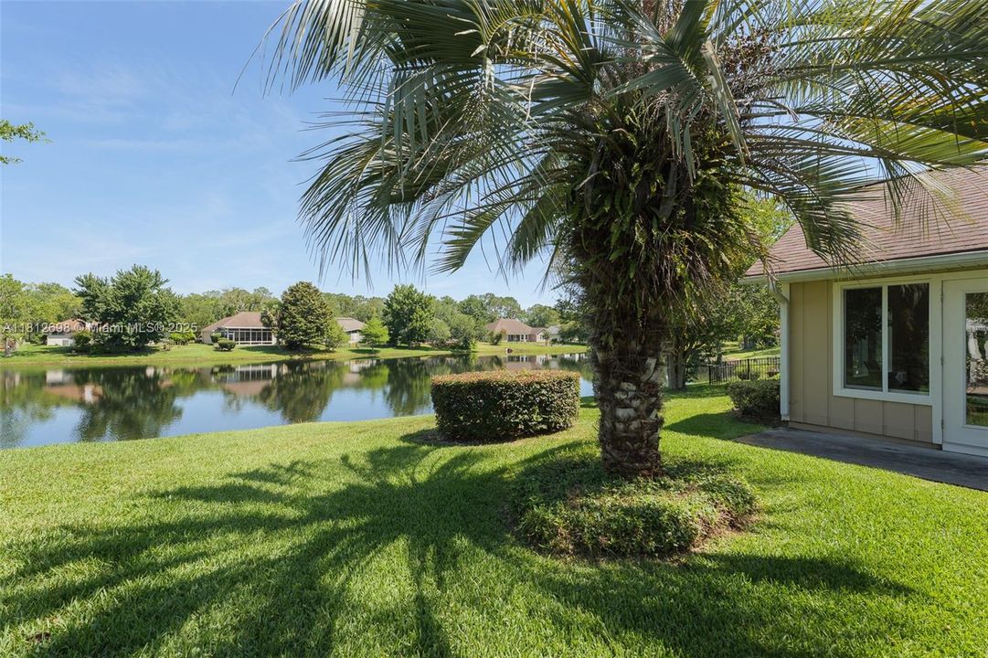 Wonderful views of the pond