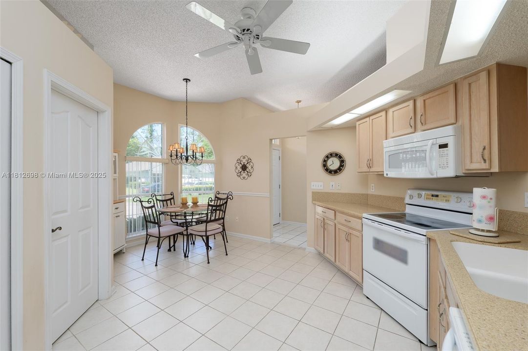 Plenty of cabinet and counter space!