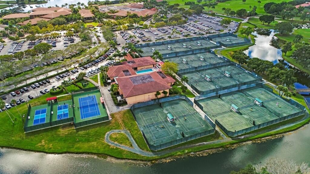 Aerial PGA National Tennis