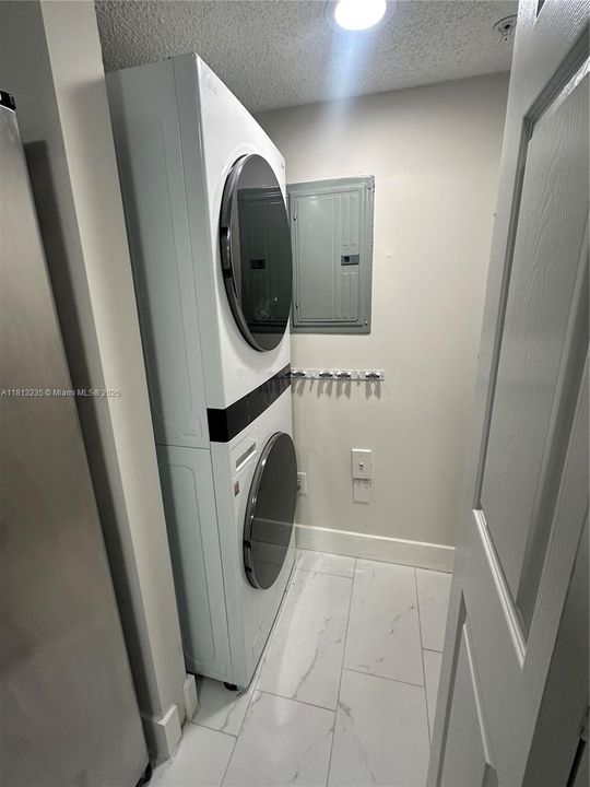 washer and dryer in unit