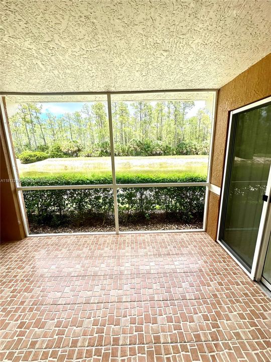 LANAI overlooking Preserve and Lake