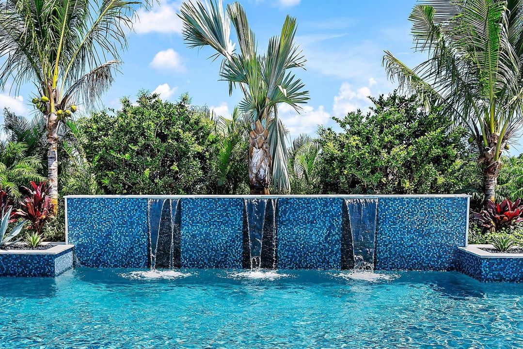 Waterfall in Pool