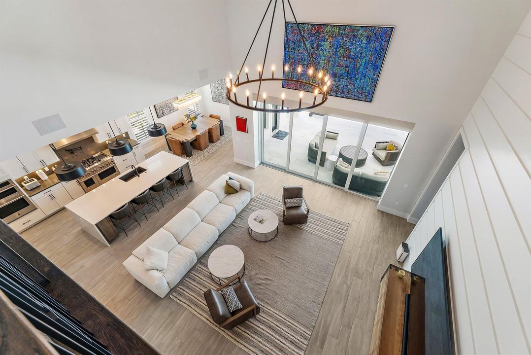 View to Great Room from 2nd FL Loft Area