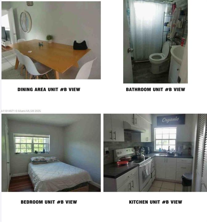 B UNIT, Upstairs larger one bedroom one bath-595 ft.²