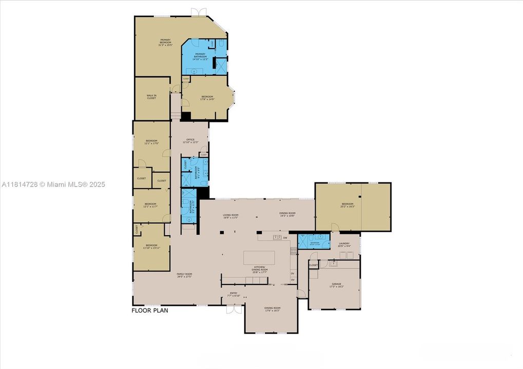 Active With Contract: $2,495,000 (6 beds, 4 baths, 4947 Square Feet)