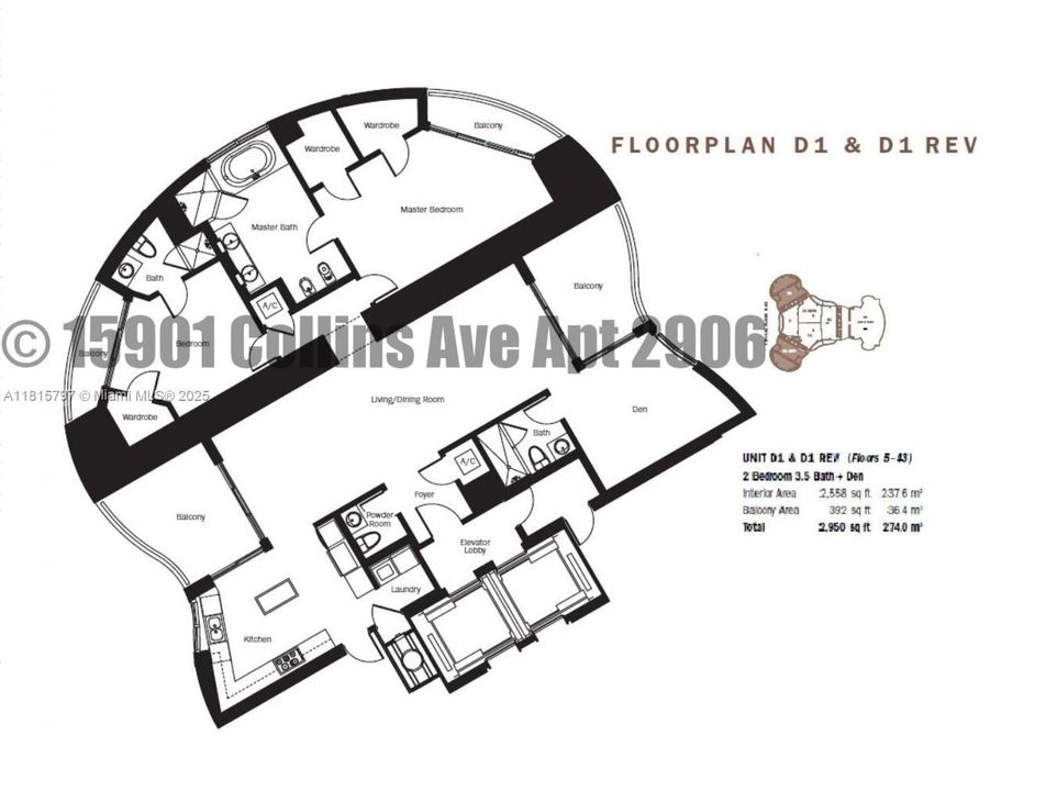 Active With Contract: $11,500 (3 beds, 3 baths, 2558 Square Feet)