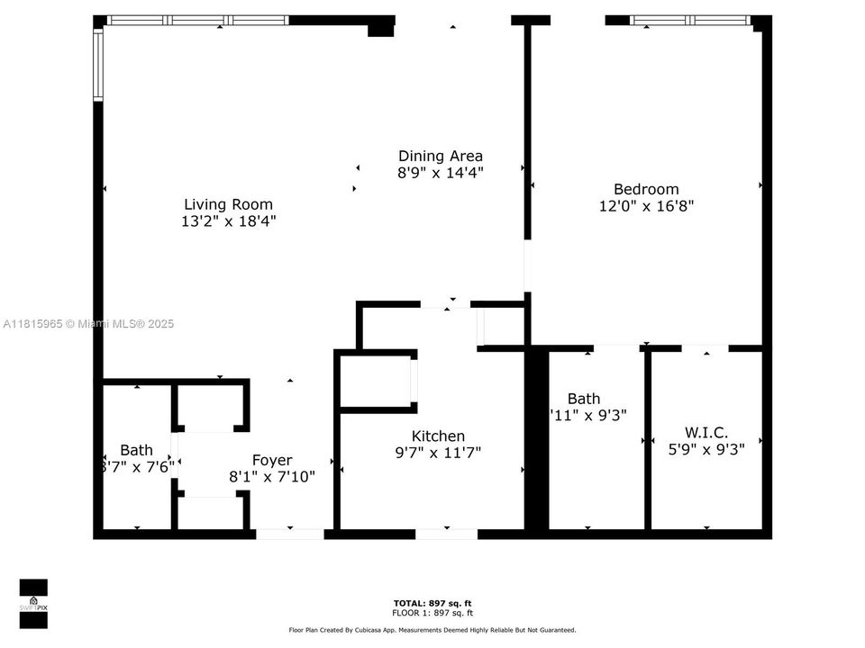 最近售出: $395,000 (1 贝兹, 2 浴室, 895 平方英尺)