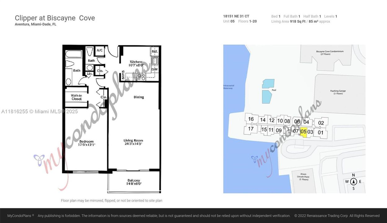 For Sale: $209,000 (1 beds, 1 baths, 918 Square Feet)