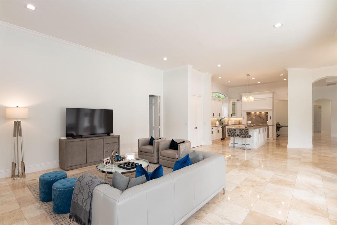 Family Room and Kitchen