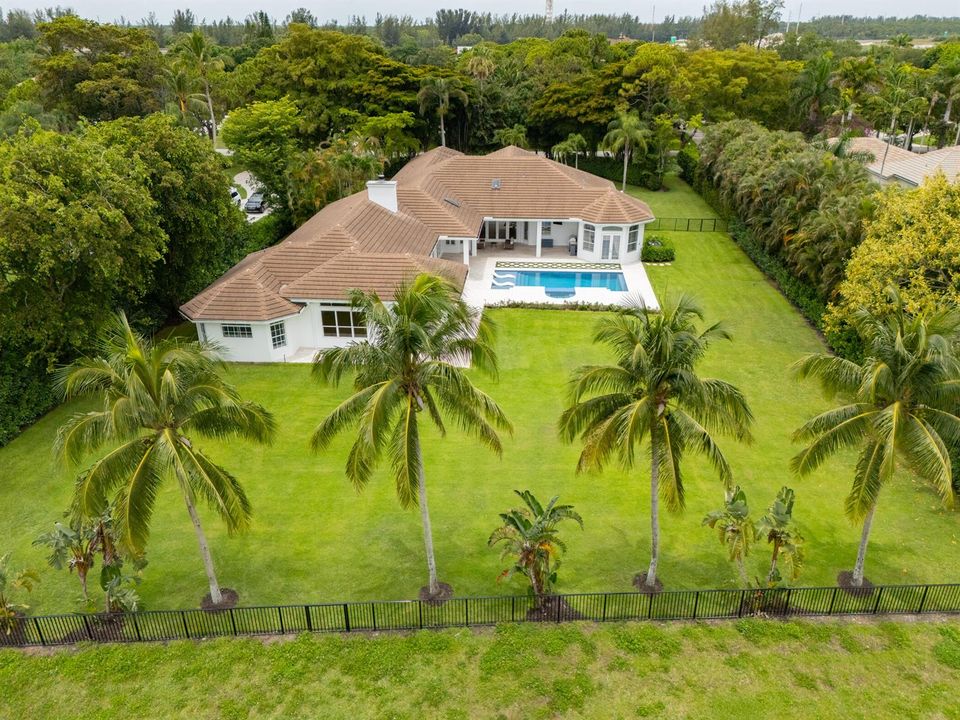 Aerial of Backyard