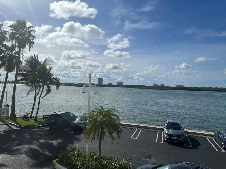 Parking area with Bay views
