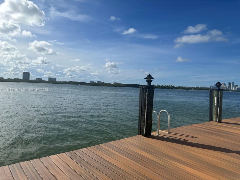 Dock for walking, relaxing and fishing