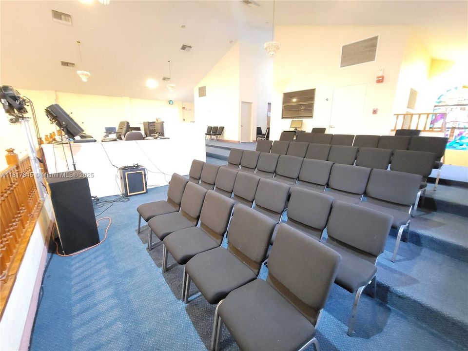 Balcony Seating and Media Booth