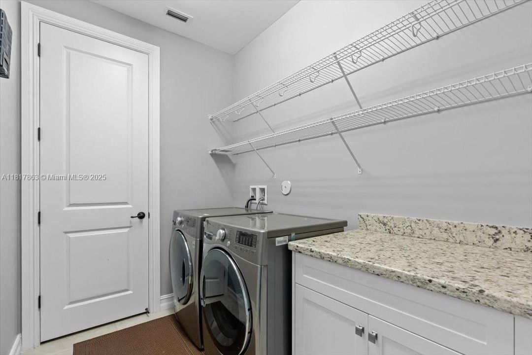 Convenient Laundry Room upstairs