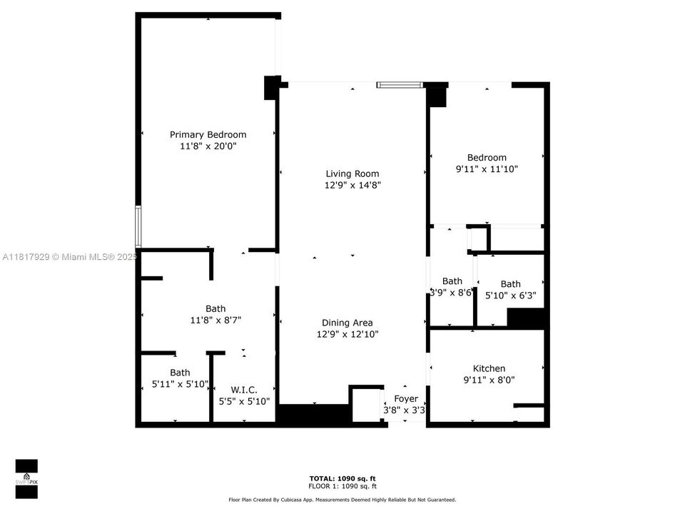 На продажу: $389,000 (2 спален, 2 ванн, 1077 Квадратных фут)