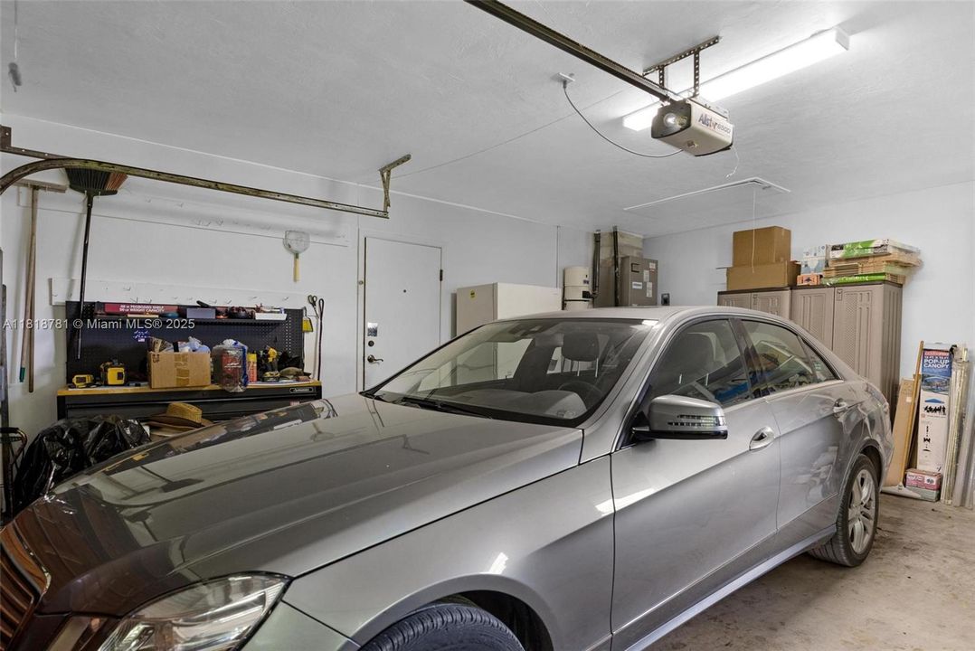 2 car attached garage