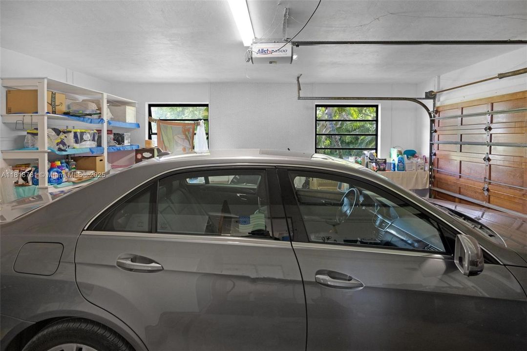 2 car attached garage