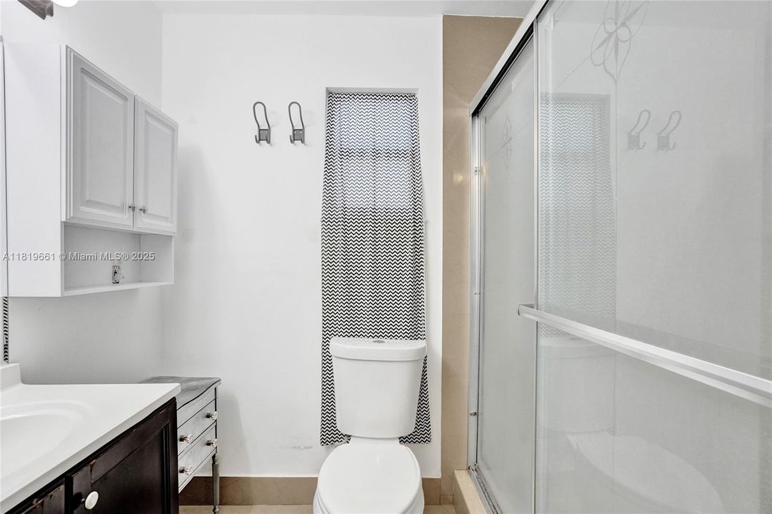 Primary Bathroom with step in shower