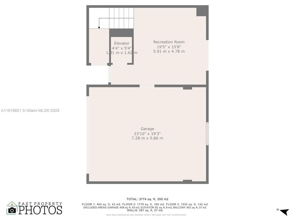 En Venta: $2,389,000 (3 camas, 4 baños, 3774 Pies cuadrados)