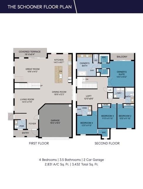 Schooner Floor Plan