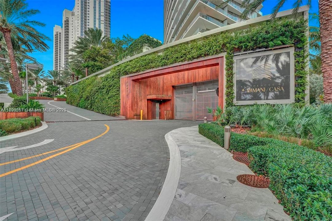 Entrance to Property