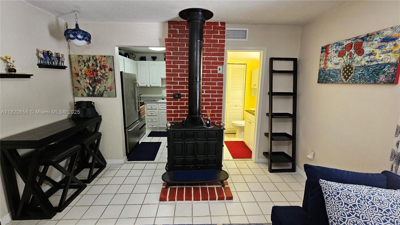 Functional Fireplace